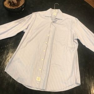 Peter Millar Long Sleeve Dress Shirt Sz 16.5 Long